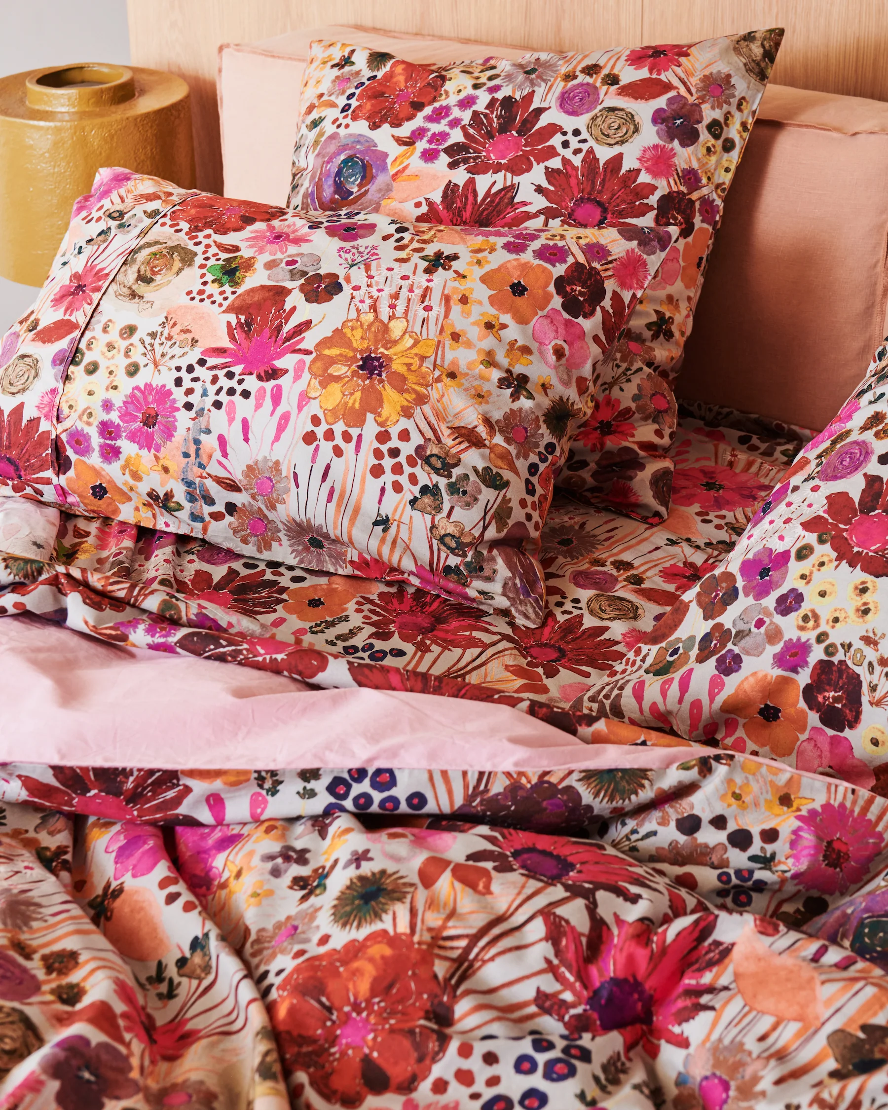 Field Of Dreams Silver Organic Cotton Quilt Cover - Image 5