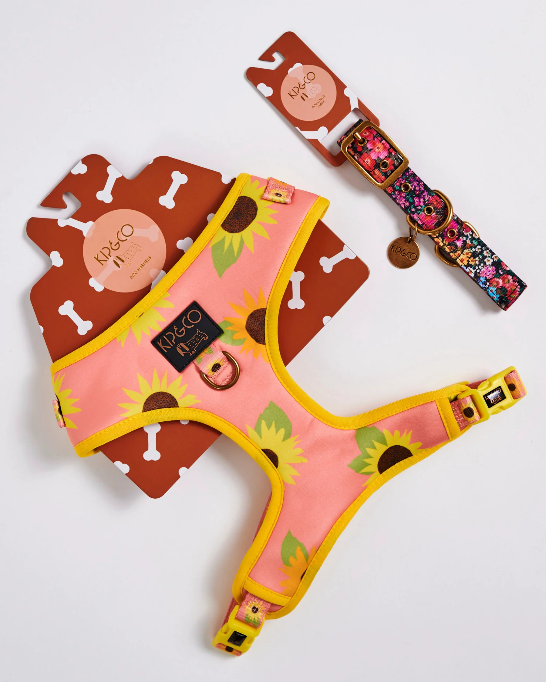 Forever Floral Black Dog Harness - Image 9